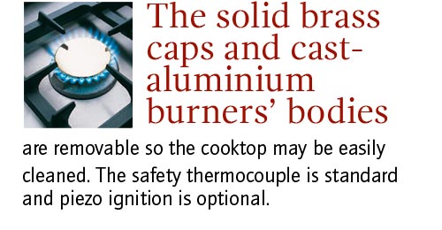 Cast-aluminium burner